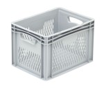 Basicline 400x300x270 perforowany kontener transportowy