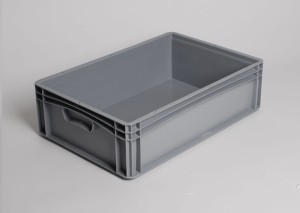 Basicline 600x400x170 pełny pojemnik transportowy