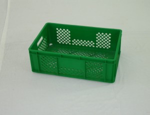 Skrzynka typ Euro 200-5 perforowana 60x40x20 zielona