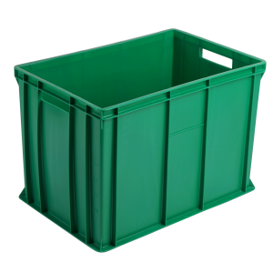 Pojemnik transportowy euro 410-1 pełny 60x40x41 zielony