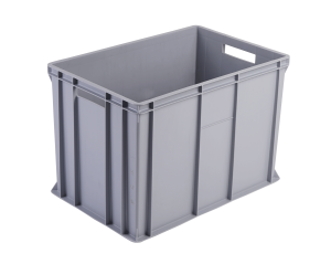 Pojemnik transportowy euro 410-1 pełny 60x40x41 szary