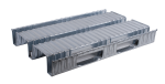 Paleta stalowa P16 antypoślizgowa 1200 x 800 x 150