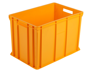 Pojemnik transportowy euro 410-1 pełny 60x40x41 żółty