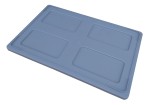 Pokrywa plastikowa do pojemników Euro 60x40 szara