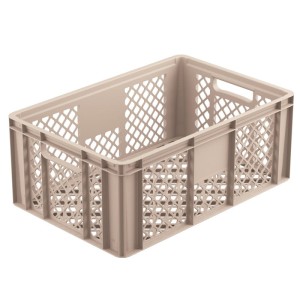 Skrzynka ażurowa na pieczywo Bakeline 600x400x240 mm