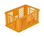 Kosz piekarniczy H-300  żółty 600x400x300 paleta 30 szt.